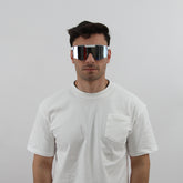 Storm White Shield Sunglasses ( C17 )