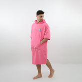 Sunset Glow - Pink Poncho Towel