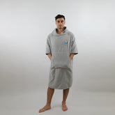 Coastal Mist - Grey Poncho Towel