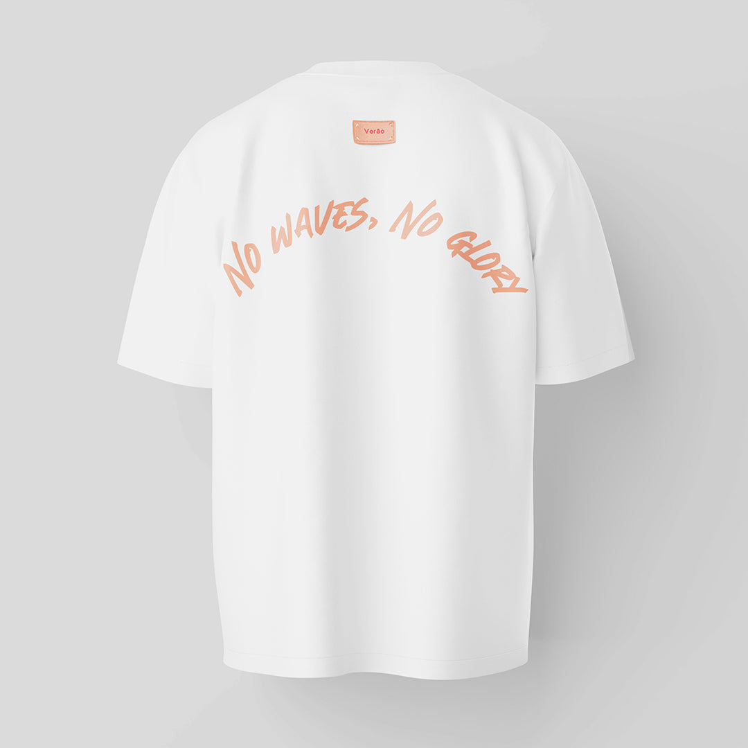 No Waves, No Glory - Tee - Fresh White Edition