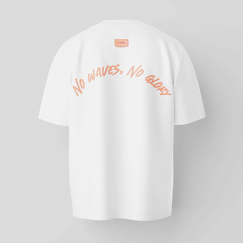 No Waves, No Glory - Tee - Fresh White Edition