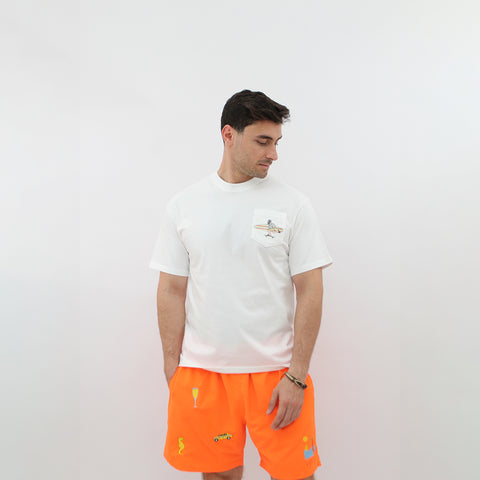 Palm City Cruiser (Orange Shorts)