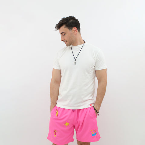 Surfside Drift (Pink Shorts)