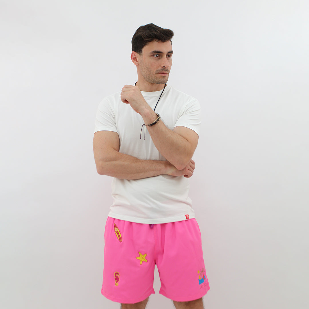 Surfside Drift (Pink Shorts)