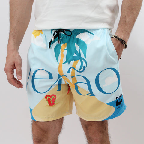 Endless Summer (Beach Print Shorts)