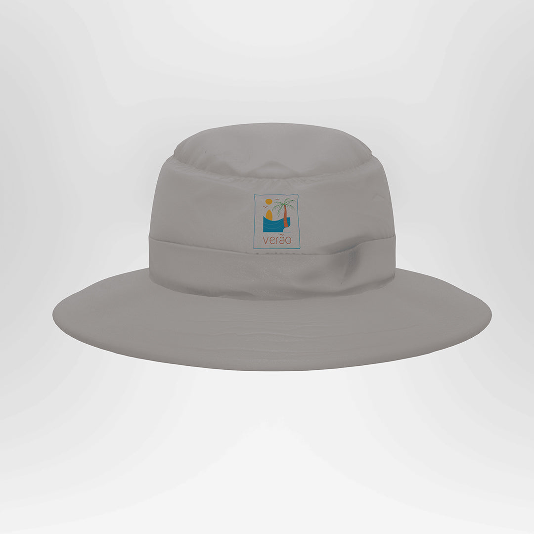 Verão Mist Wide-Brim Hat – Grey