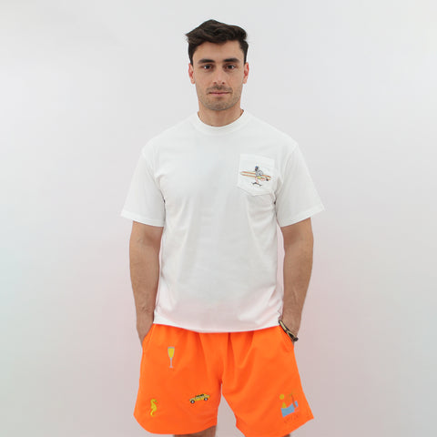 Palm City Cruiser (Orange Shorts)