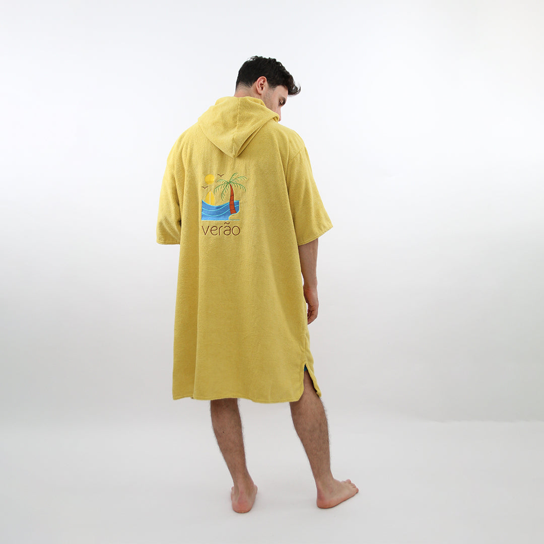 Golden Hour - Yellow Poncho Towel