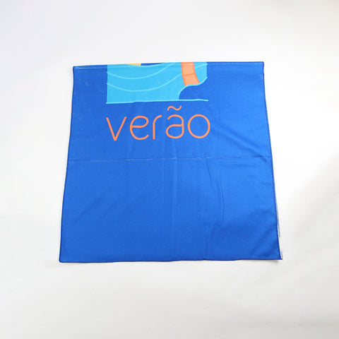 Verão Ocean Vibes Blue Beach Towel