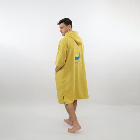 Golden Hour - Yellow Poncho Towel