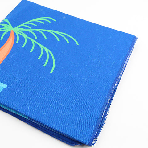 Verão Ocean Vibes Blue Beach Towel
