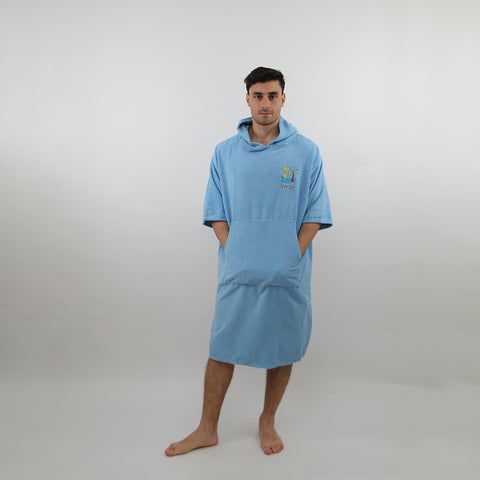 Ocean Breeze - Light Blue Poncho Towel