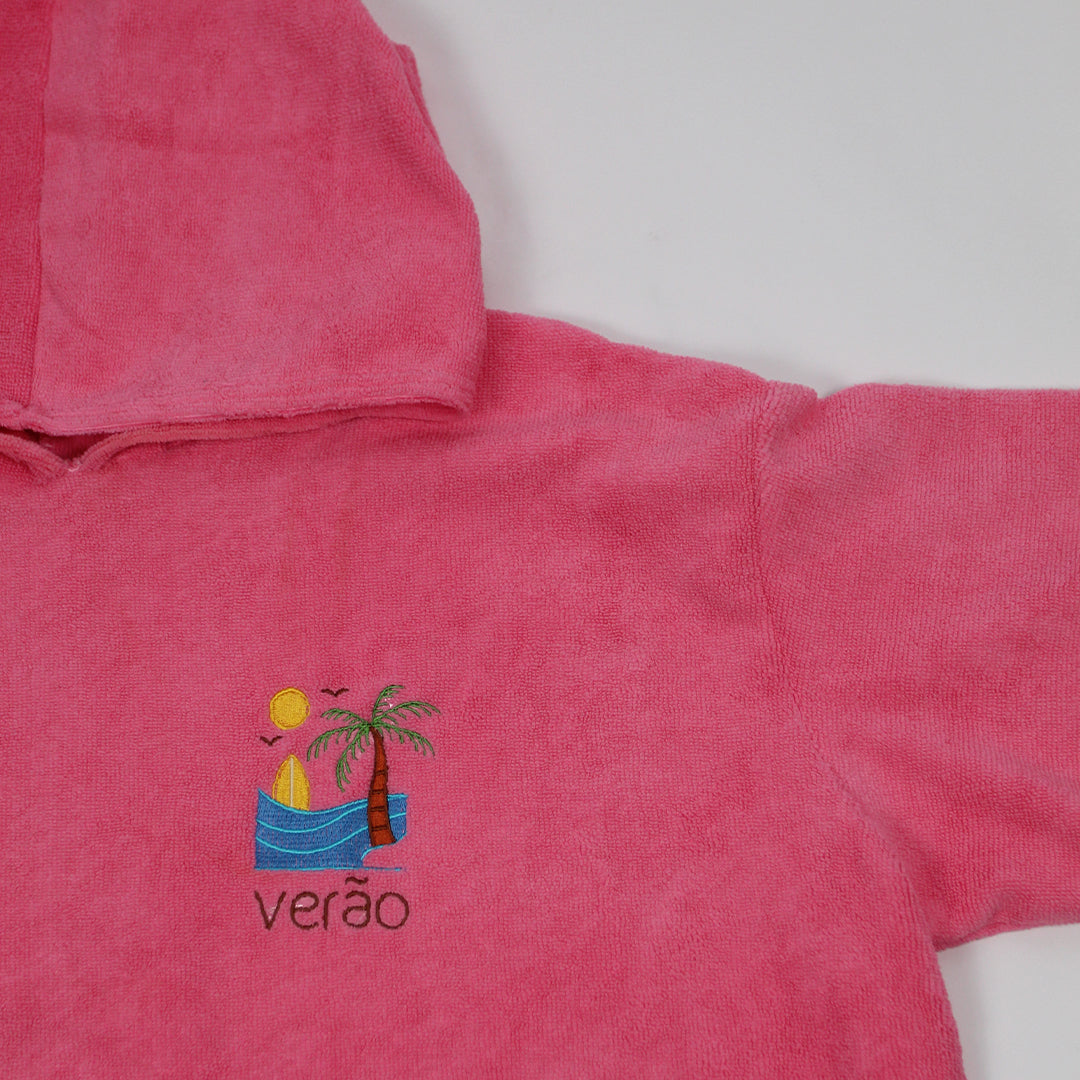 Sunset Glow - Pink Poncho Towel