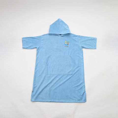 Ocean Breeze - Light Blue Poncho Towel